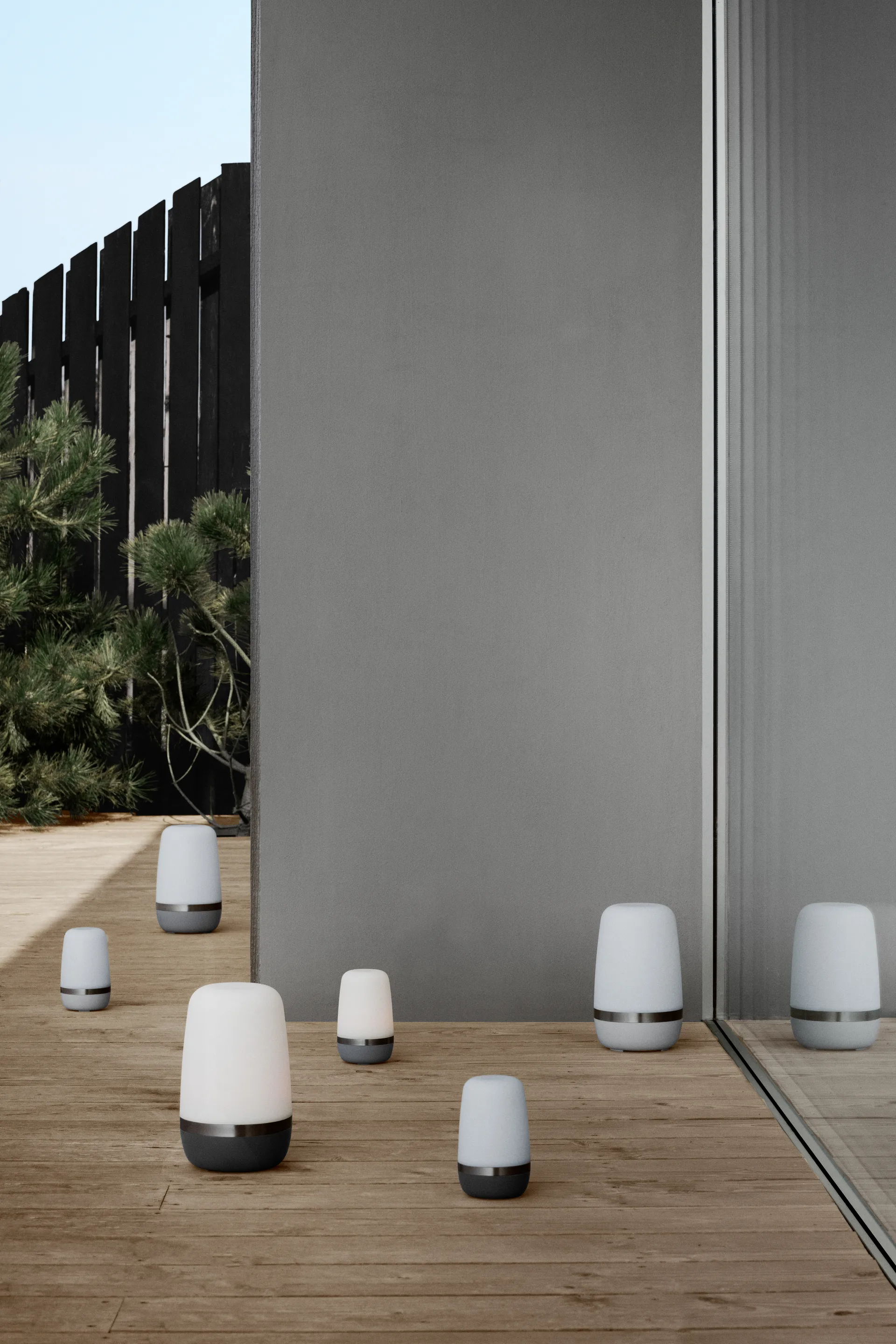 Spirit LEDランプ 35 cm, Platinum Gray Blomus | ブロムス