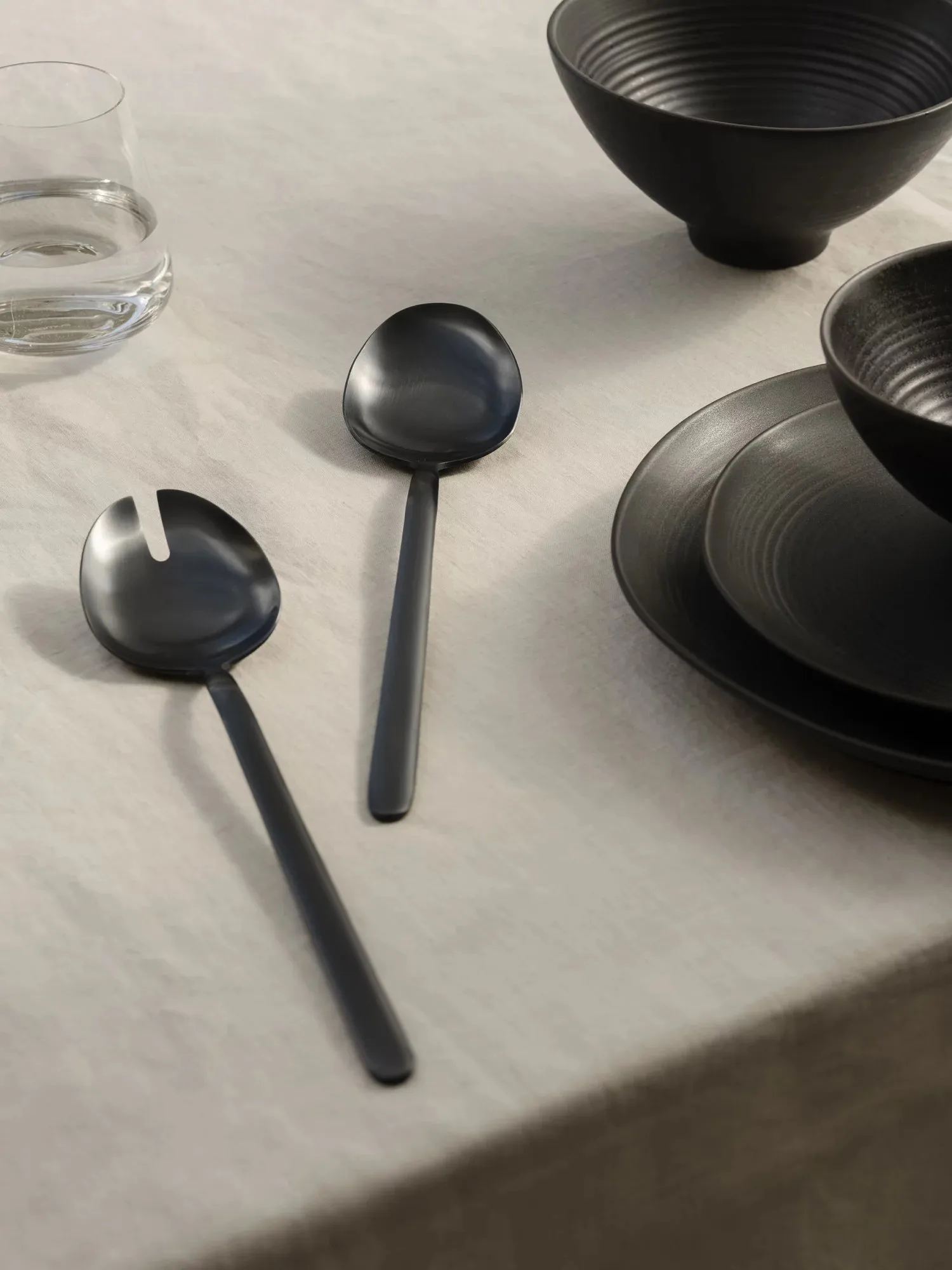 STELLA サラダカトラリー black 2本セット, 28 cm Blomus | ブロムス