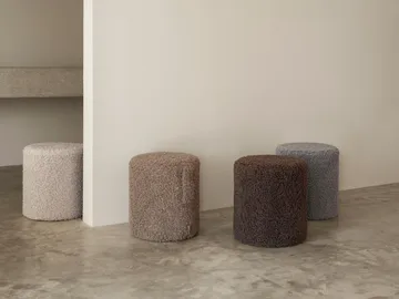 Teddy プフ - Moonbeam, Ø35x40 cm - Blomus | ブロムス