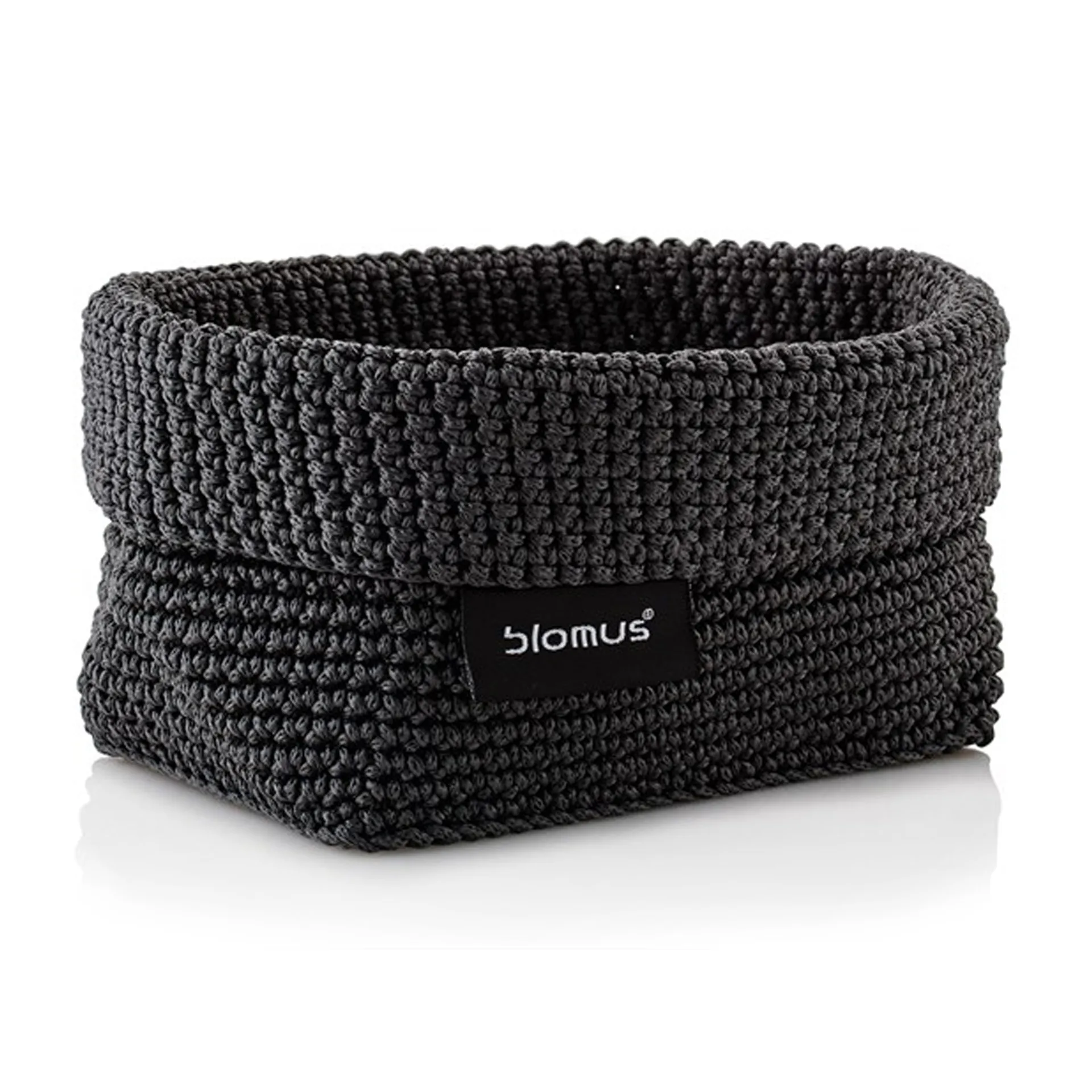 Tela テキスタイル バスケット M 10x15 cm, Anthracite Blomus | ブロムス