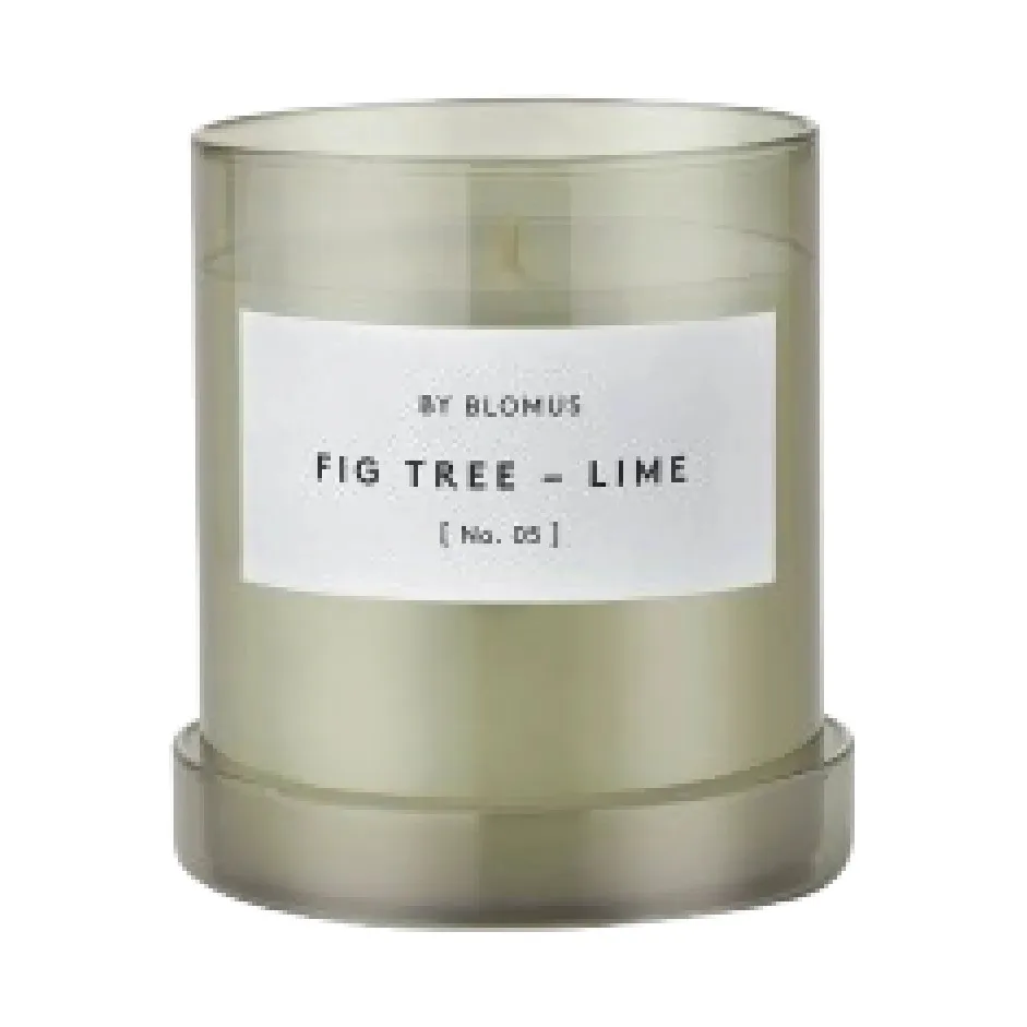Valoa アロマキャンドル 45時間燃焼, Fikon/Lime Agave Green Blomus | ブロムス