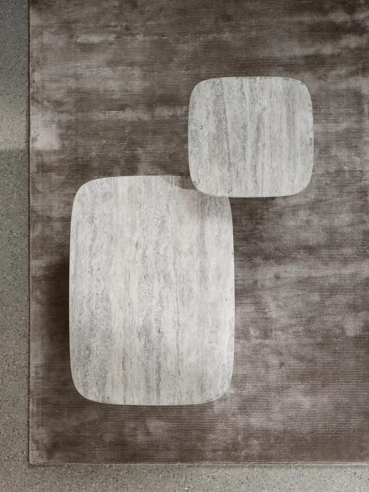 Volos サイドテーブル S 52x52 cm, Silver Travertine Blomus | ブロムス