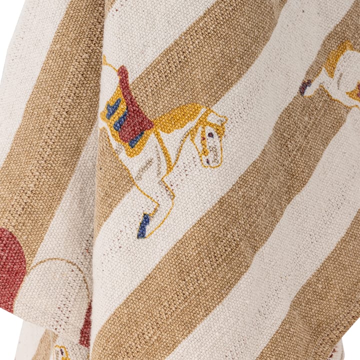 メリーゴーランド ブランケット 130x160 cm, Beige-red Bloomingville | ブルーミングヴィル