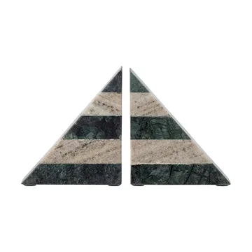 Abir ブックエンド 2個 - Green-white marble - Bloomingville | ブルーミングヴィル