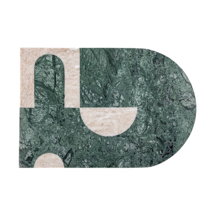 Abrianna カッティングボード 20x30 cm - Green-white marble - Bloomingville | ブルーミングヴィル