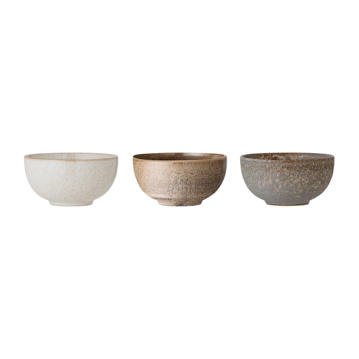 Addison ボウル Ø16 cm 3ピース - grey - Bloomingville | ブルーミングヴィル