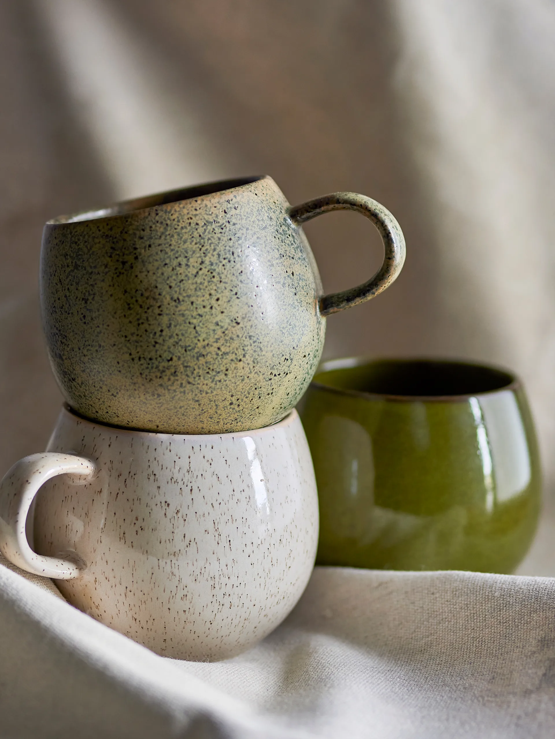 Addison カップ 3個, Green Bloomingville | ブルーミングヴィル