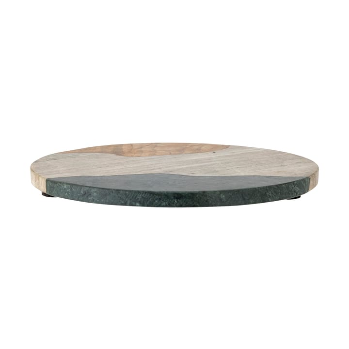 Adelaide まな板 Ø25 cm, Green-white-yellow marble Bloomingville | ブルーミングヴ�ィル