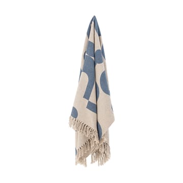 Agno コットンスロー 130x160 cm - Beige-blue - Bloomingville | ブルーミングヴィル