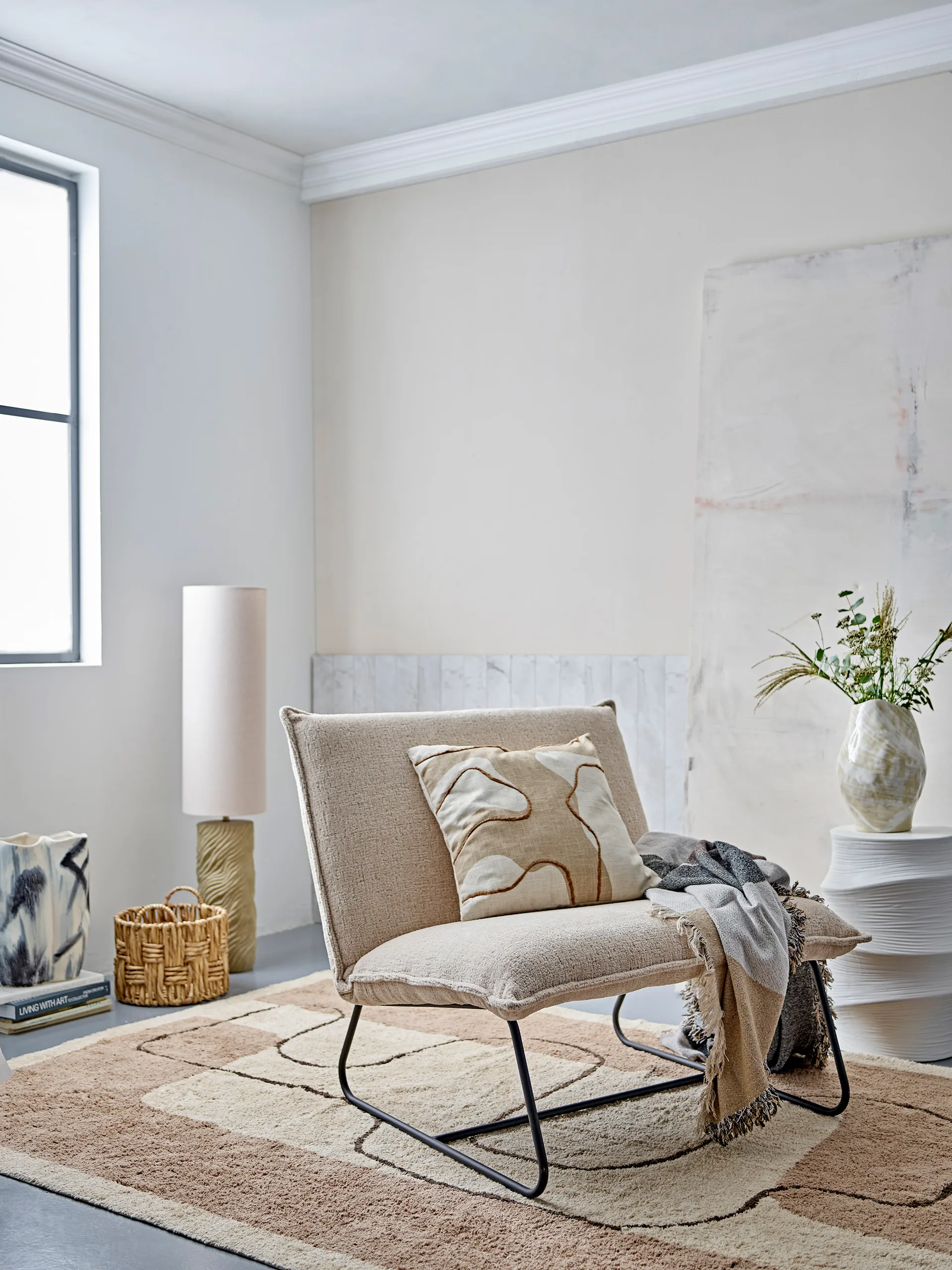 Alton クッション 45x45 cm, Brown Bloomingville | ブルーミングヴィル