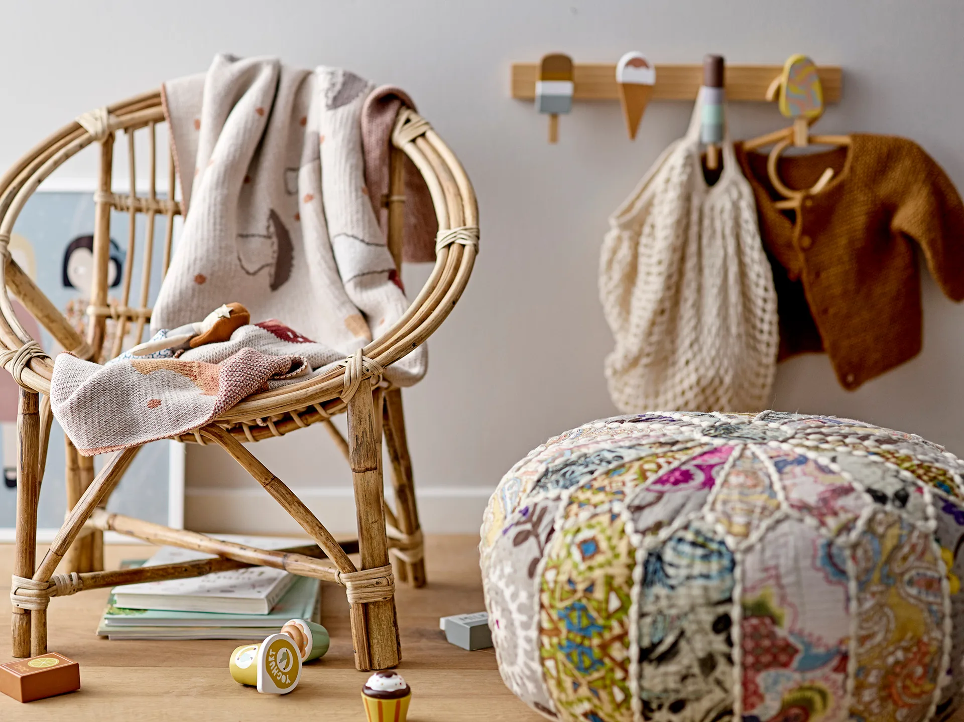 Aranya ハンガー ラタン 17x30 cm, Nature Bloomingville | ブルーミングヴィル