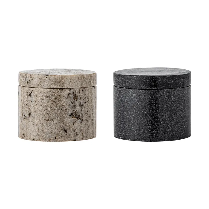 Avani ソルト＆ペッパー入れ - Multi Marble, 2 pieces - Bloomingville | ブルーミングヴィル