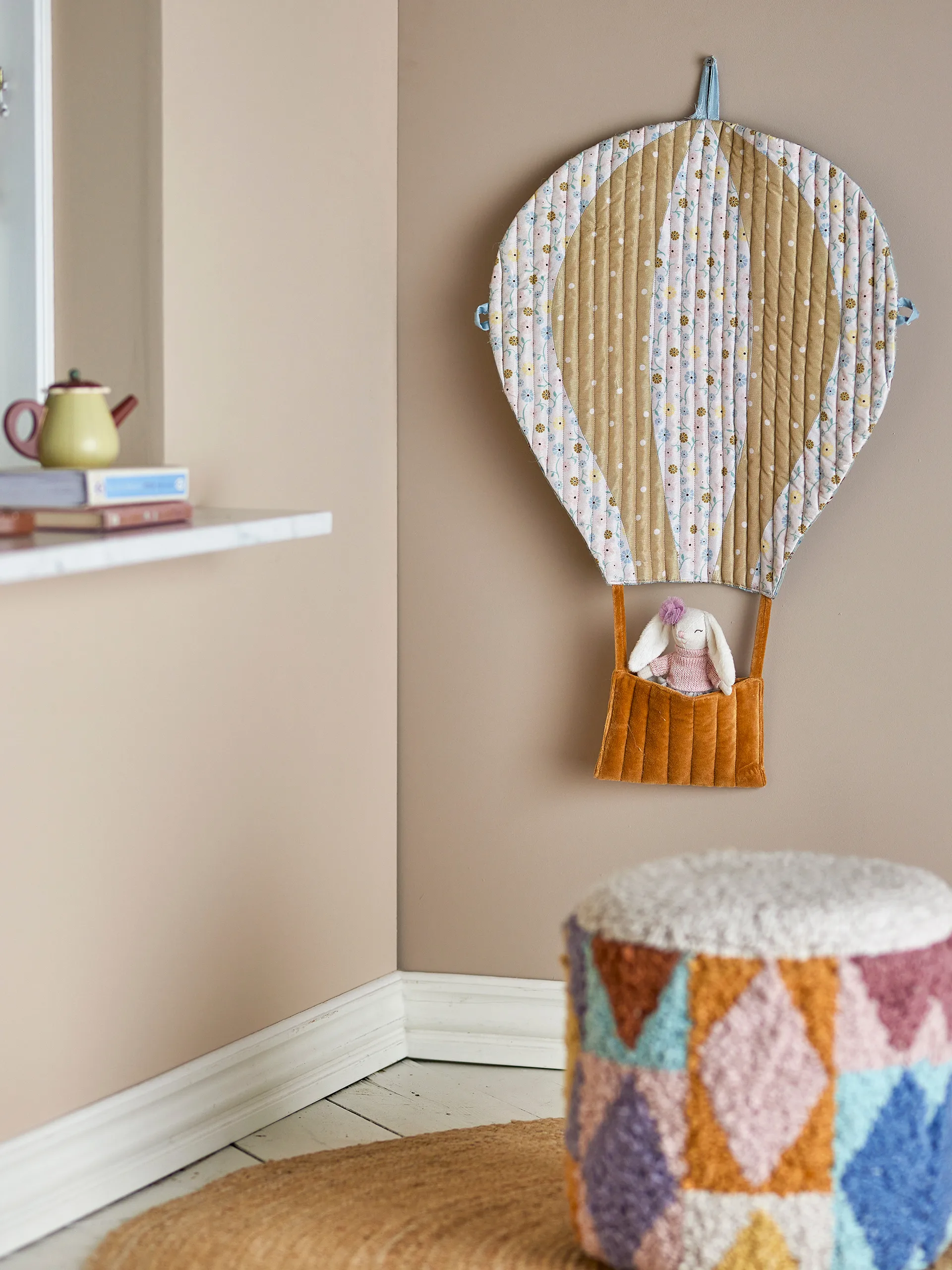 Balloon ウォールデコレーション 45x60 cm, Blue-brown Bloomingville | ブルーミングヴィル