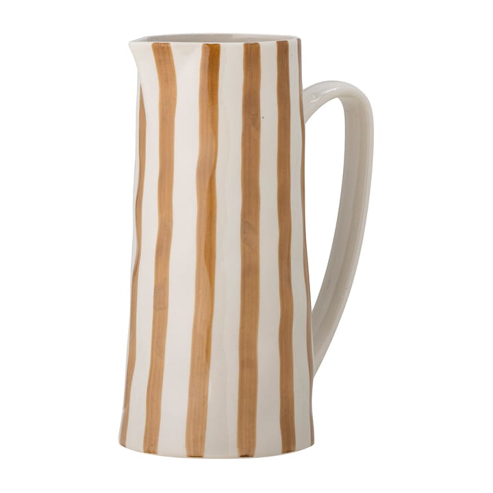 Begonia ポット ストーンウェア　 23.5 cm, Brown stripes Bloomingville | ブルーミングヴィル