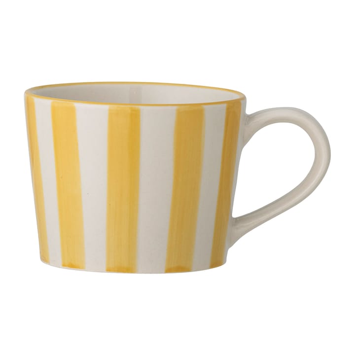 Begonia マグ Ø8.5x7 cm - Yellow stripes - Bloomingville | ブルーミングヴィル