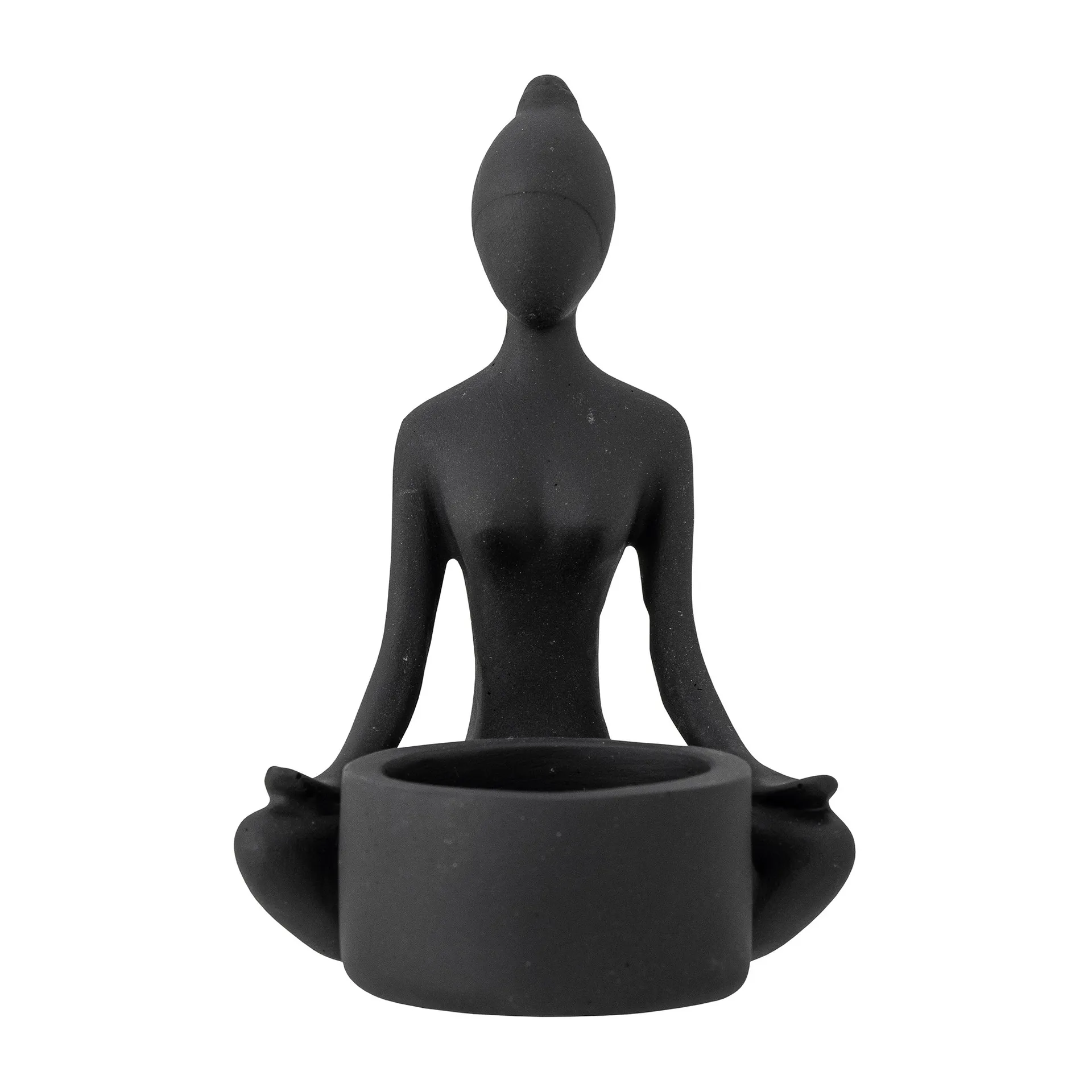 Benna ティーライトホルダー 12 cm, Black Bloomingville | ブルーミングヴィル