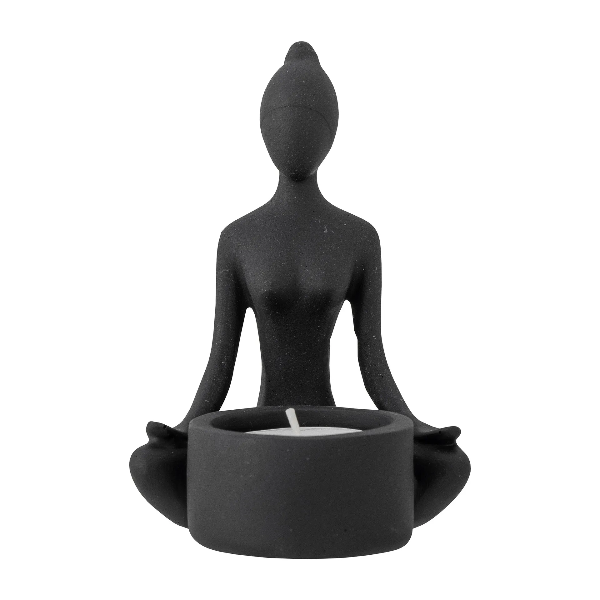 Benna ティーライトホルダー 12 cm, Black Bloomingville | ブルーミングヴィル