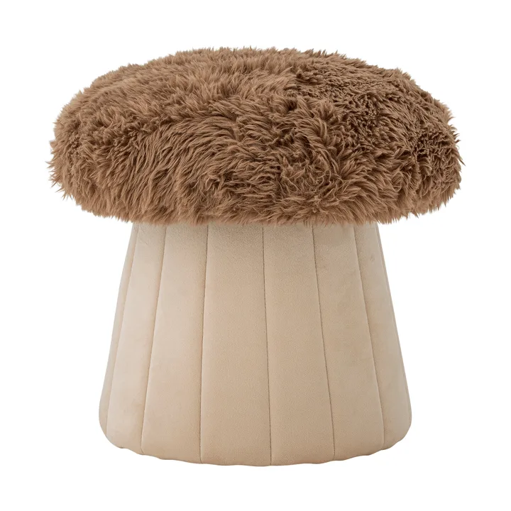 Bertil プーフ Ø37 cm - Sponge, brown - Bloomingville | ブルーミングヴィル