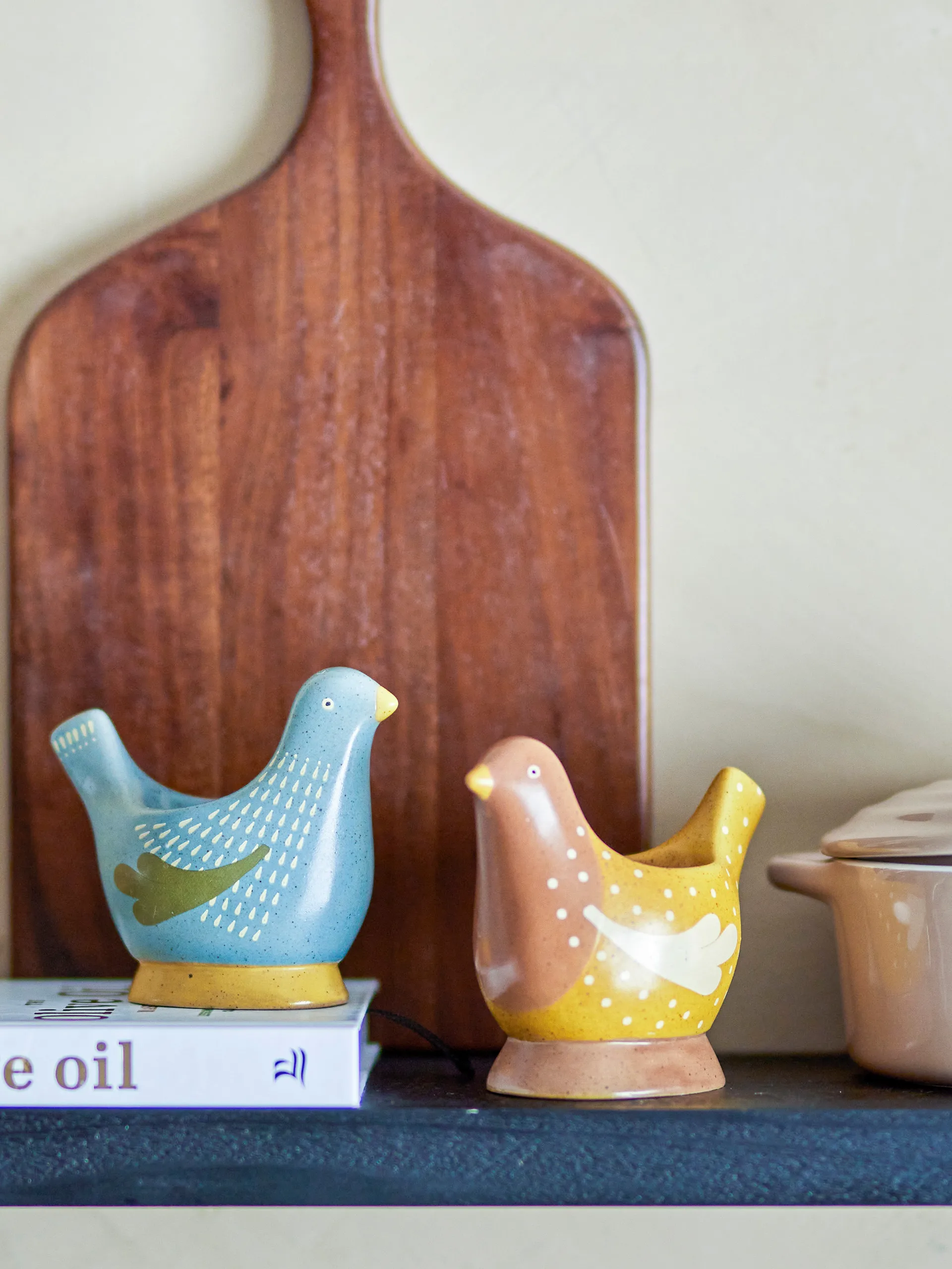 Birdy エッグカップ 2個セット, Blue-yellow Bloomingville | ブルーミングヴィル