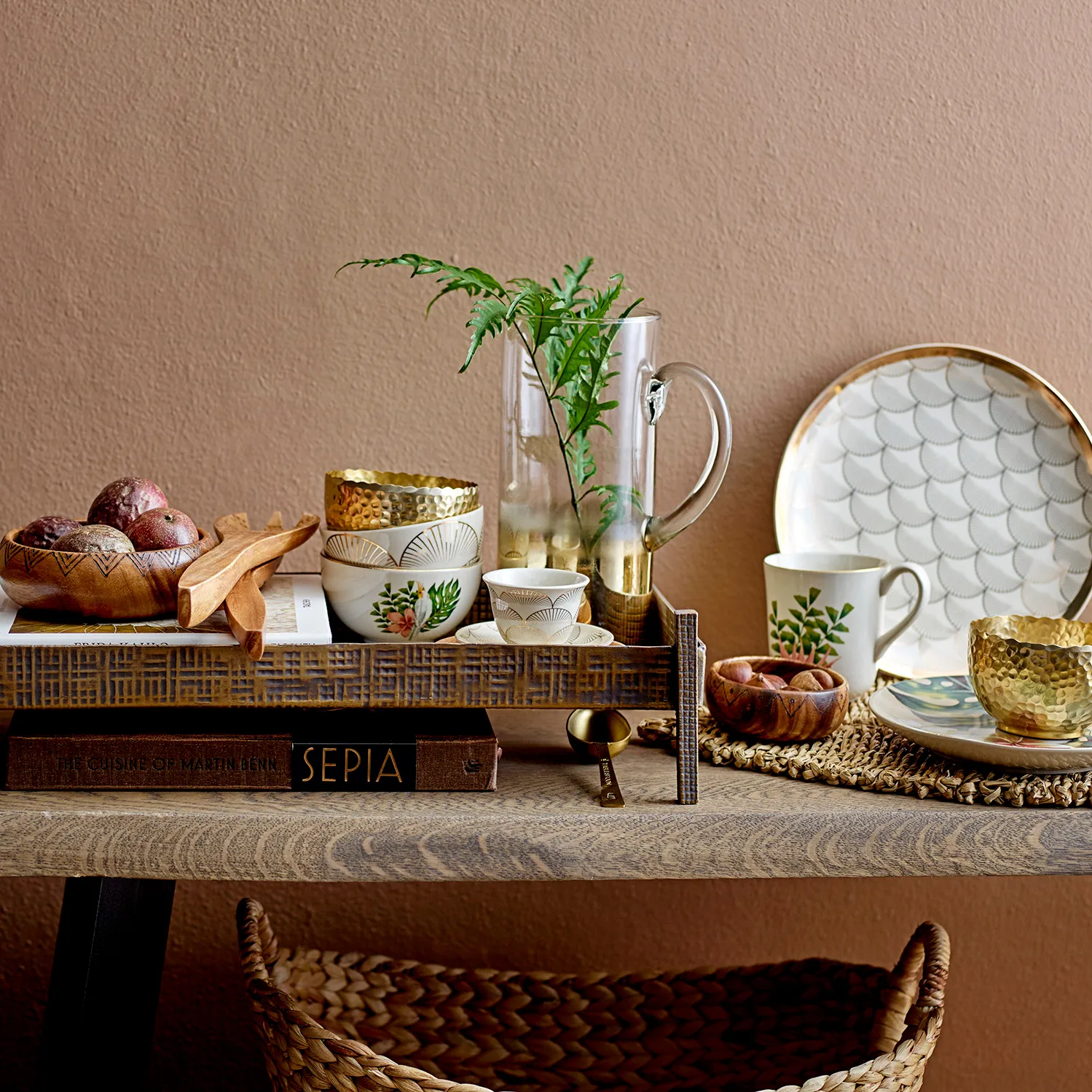 Bloomingville ランチョンマット シーウィード 34x50 cm, nature Bloomingville | ブルーミングヴィル