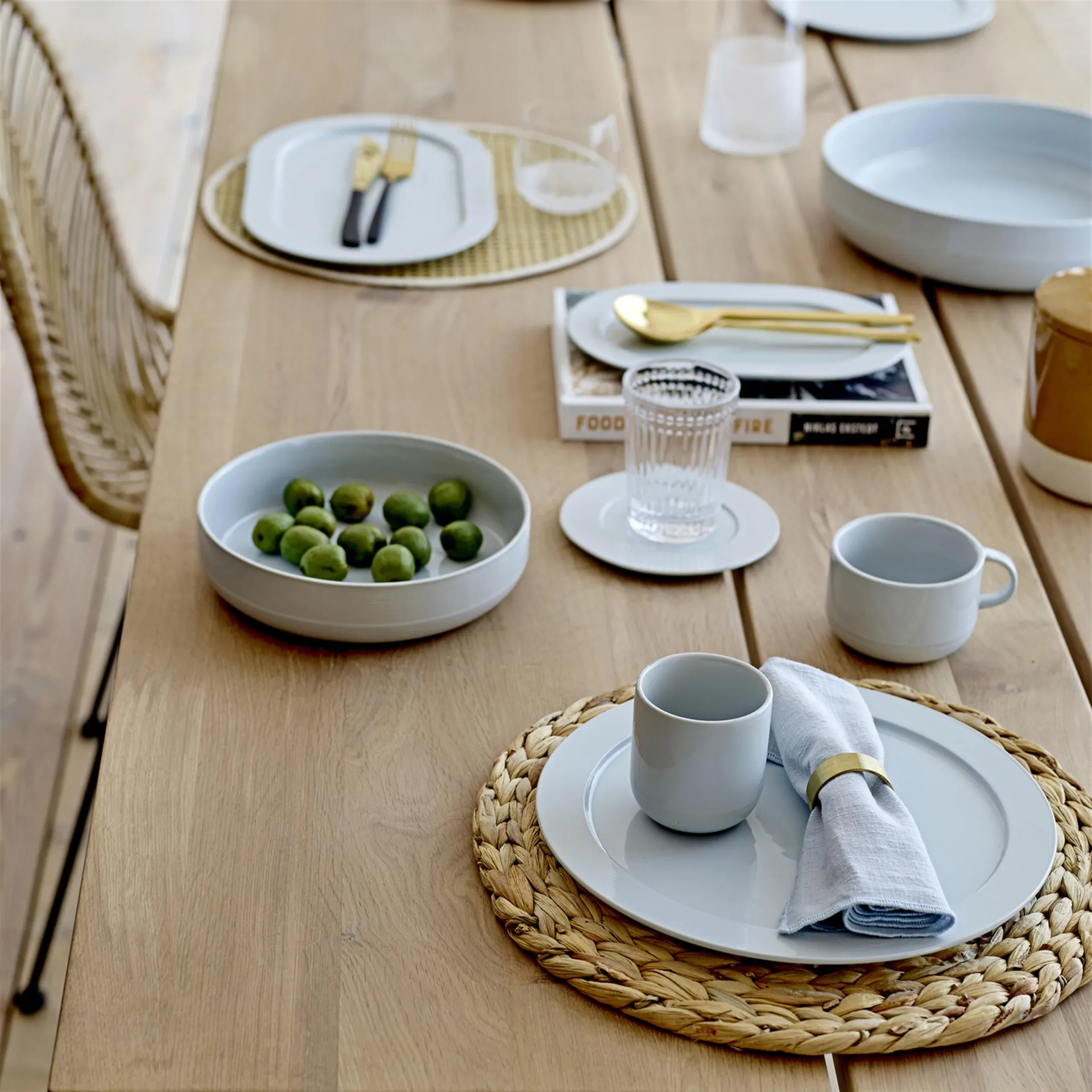 Bloomingville ブレイド ランチョンマット, Ø 35 cm Bloomingville | ブルーミングヴィル