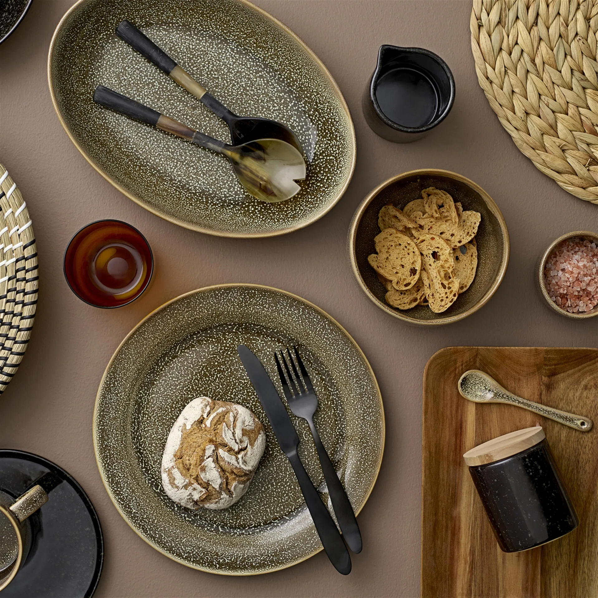 Bloomingville ブレイド ランチョンマット, Ø 35 cm Bloomingville | ブルーミングヴィル