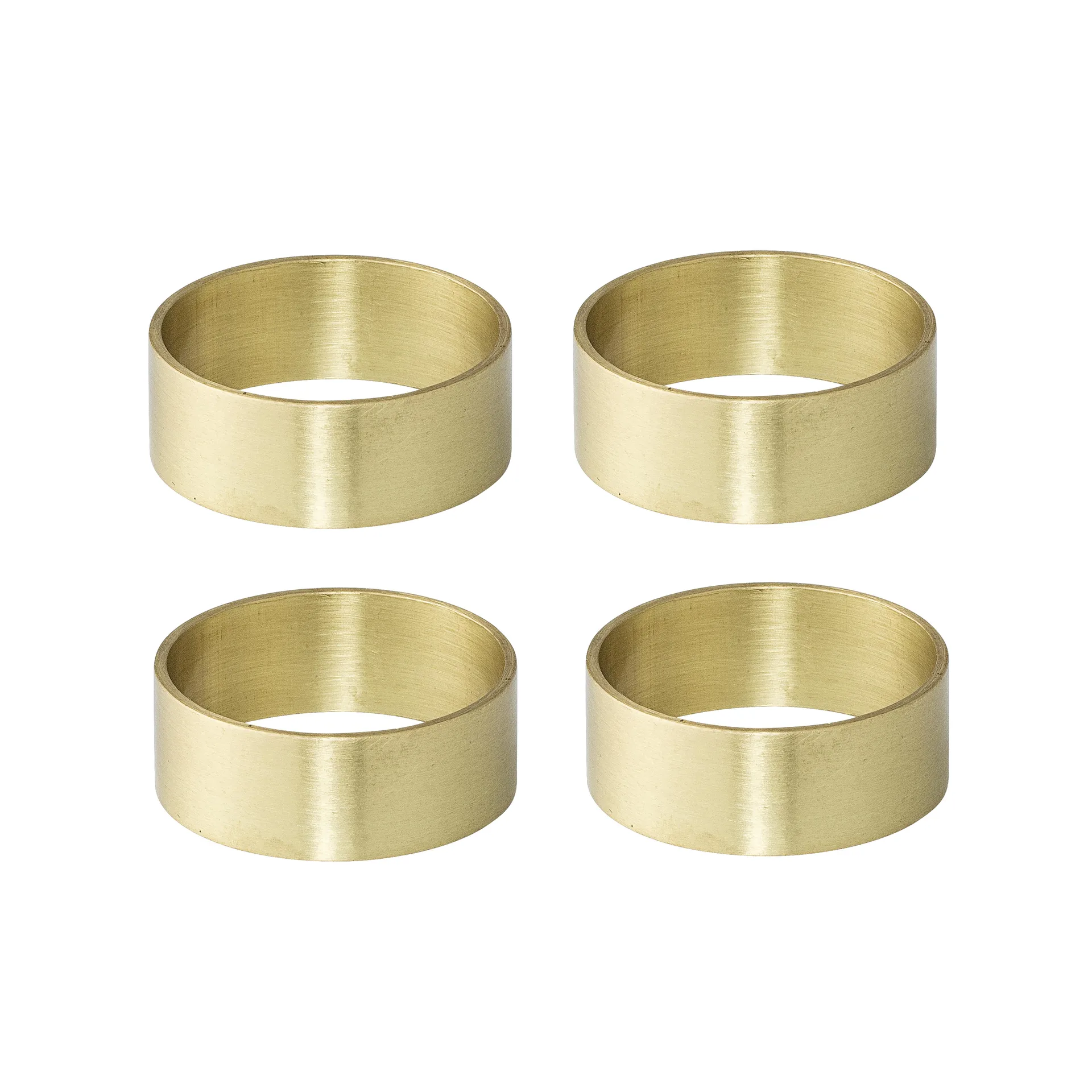 Bloomingville ナプキンリング 4 pack, brass Bloomingville | ブルーミングヴィル