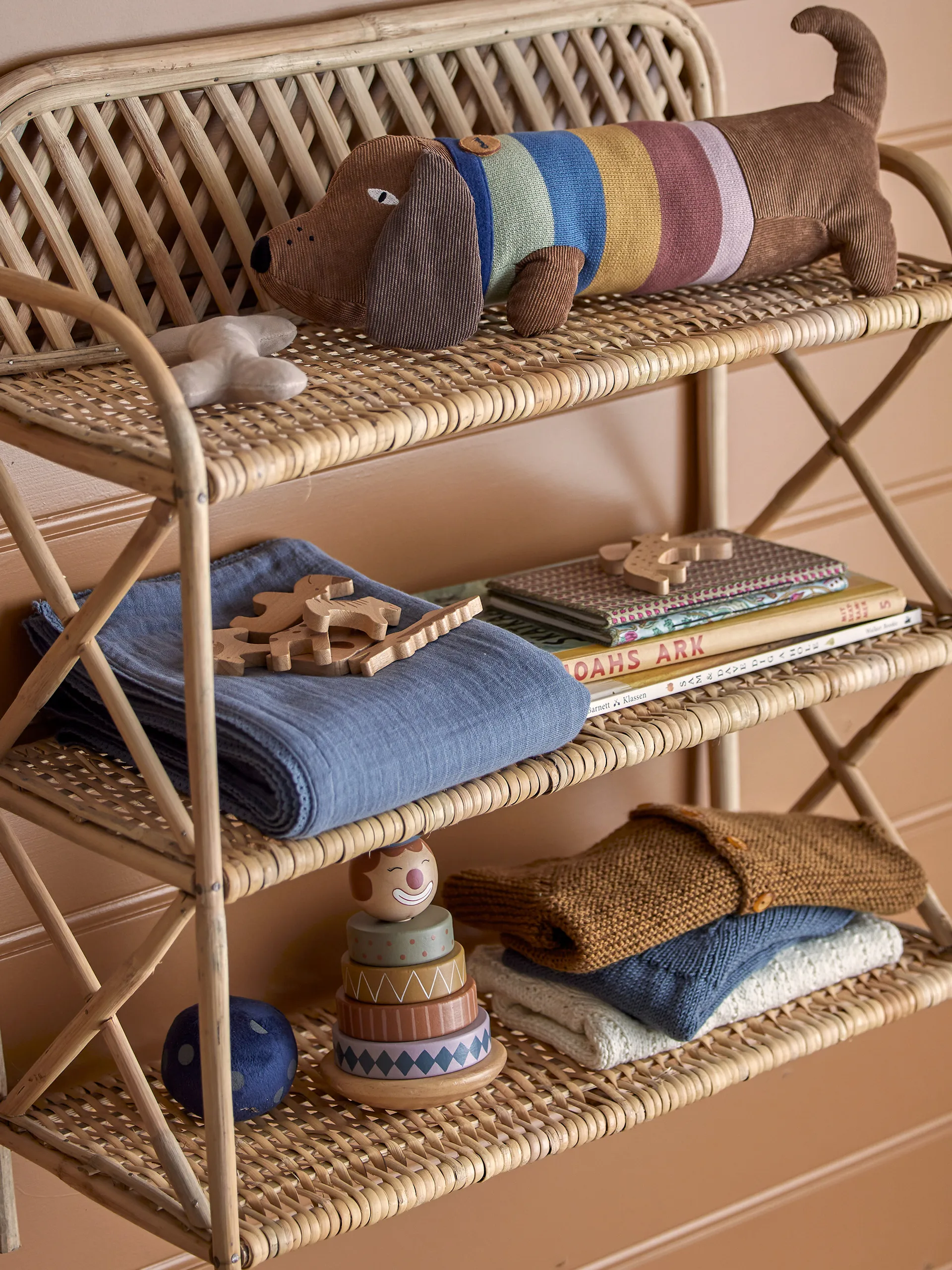 Bloomingville モスリンスロー 80x100 cm, Blue Bloomingville | ブルーミングヴィル