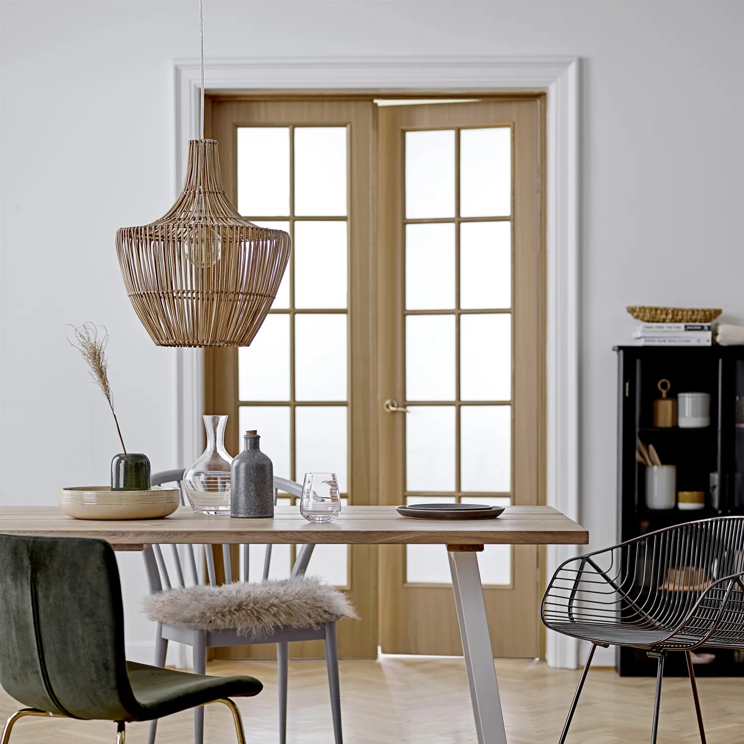 Bloomingville ドリンクグラス cone, clear glass Bloomingville | ブルーミングヴィル