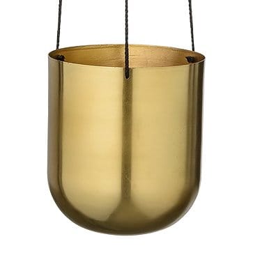 Bloomingville hanging 植木鉢 メタル, brass Bloomingville | ブルーミングヴィル