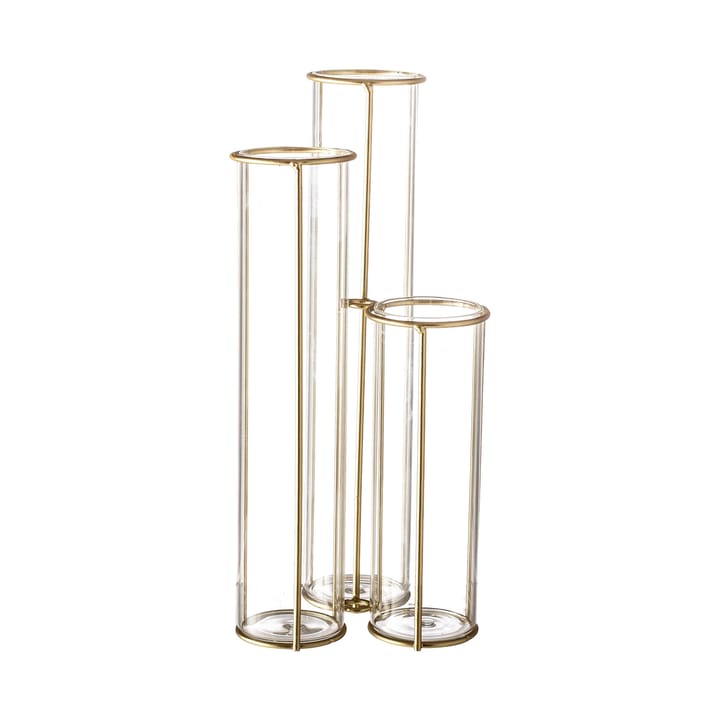 Bloomingville グラス 花瓶 iron 25 cm - clear - Bloomingville | ブルーミングヴィル