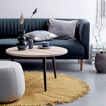 Bloomingville ラグ  jute Ø 150 cm - Yellow - Bloomingville | ブルーミングヴィル