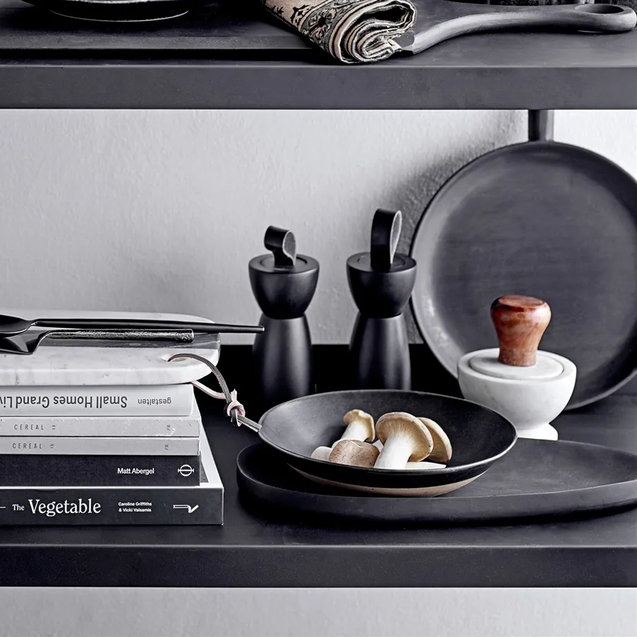 Bloomingville mortar and pestle マーブル-アカシア, white Bloomingville | ブルーミングヴィル