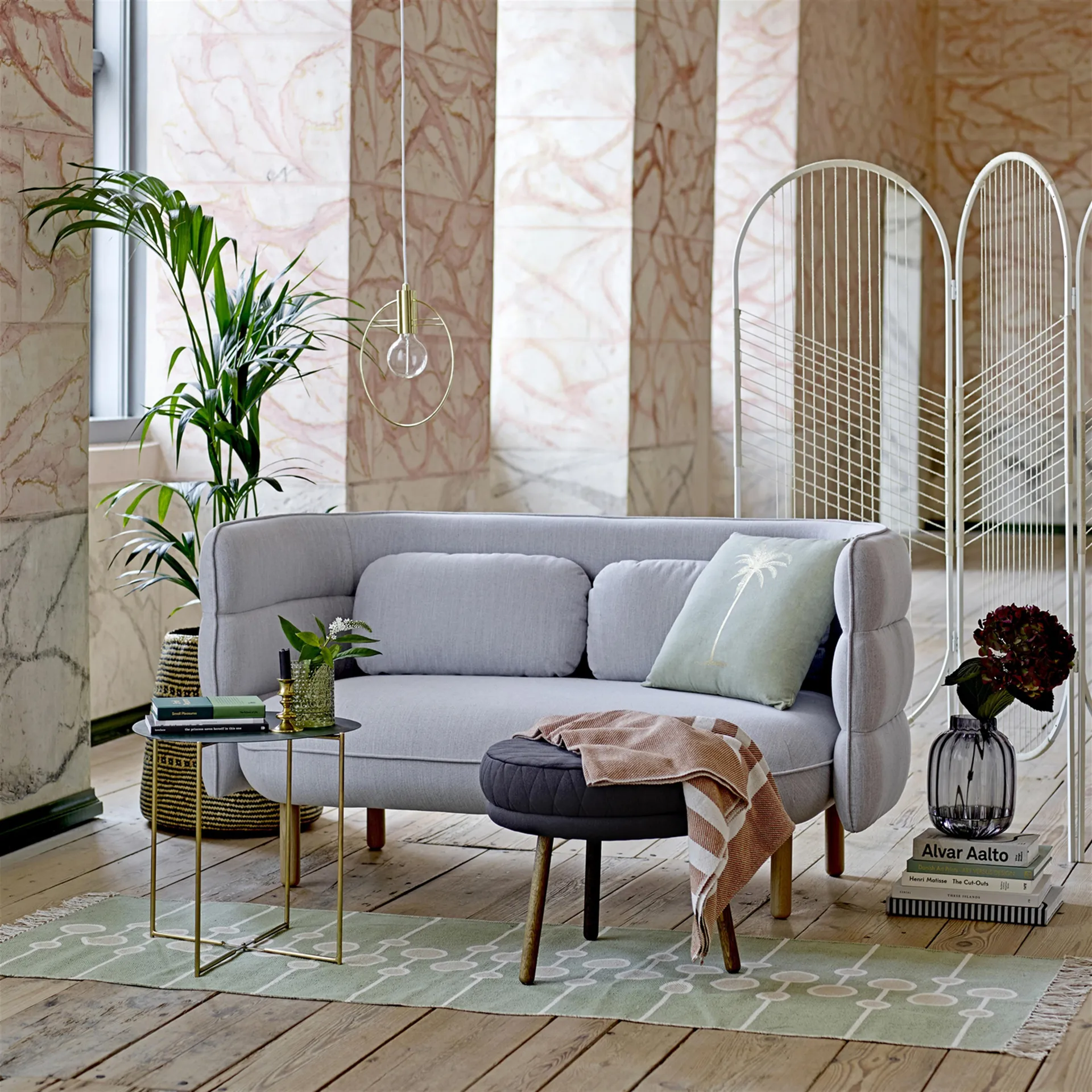 Bloomingville 収納バスケット sea grass 2パック, natural grey Bloomingville | ブルーミングヴィル