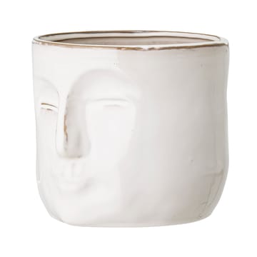 Bloomingville 植木鉢 with face 16.5x18 cm - white - Bloomingville | ブルーミングヴィル