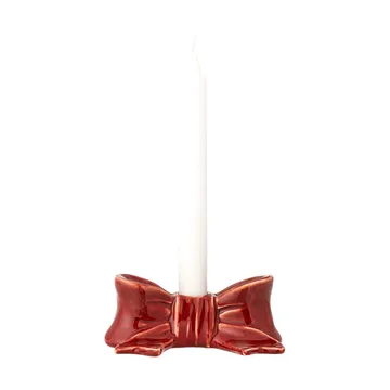 Bow キャンドルホルダー - Red, 11.5 cm - Bloomingville | ブルーミングヴィル