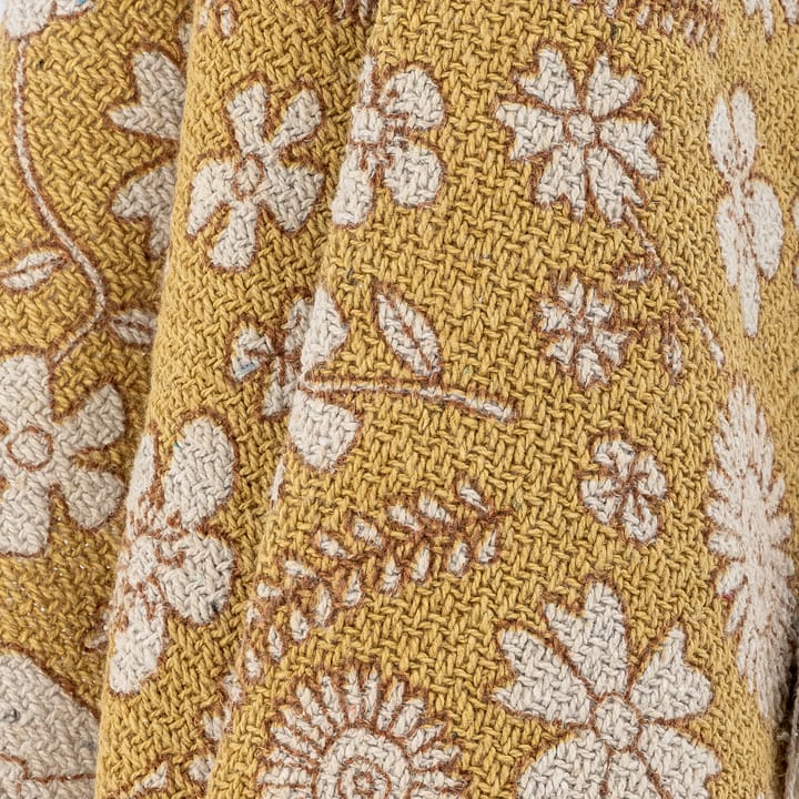 Camille コットンスロー 80x100 cm, Yellow Bloomingville | ブルーミングヴィル