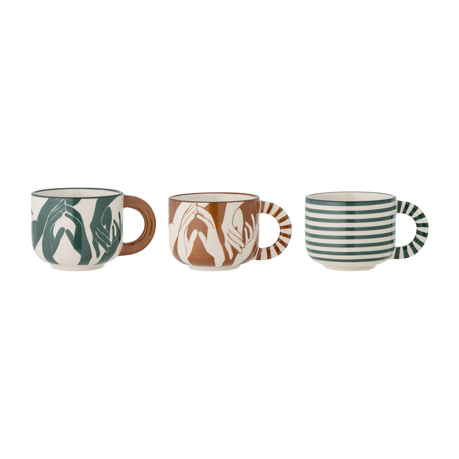 Carim カップ 6.5 cm 3 pieces, Multi Bloomingville | ブルーミングヴィル