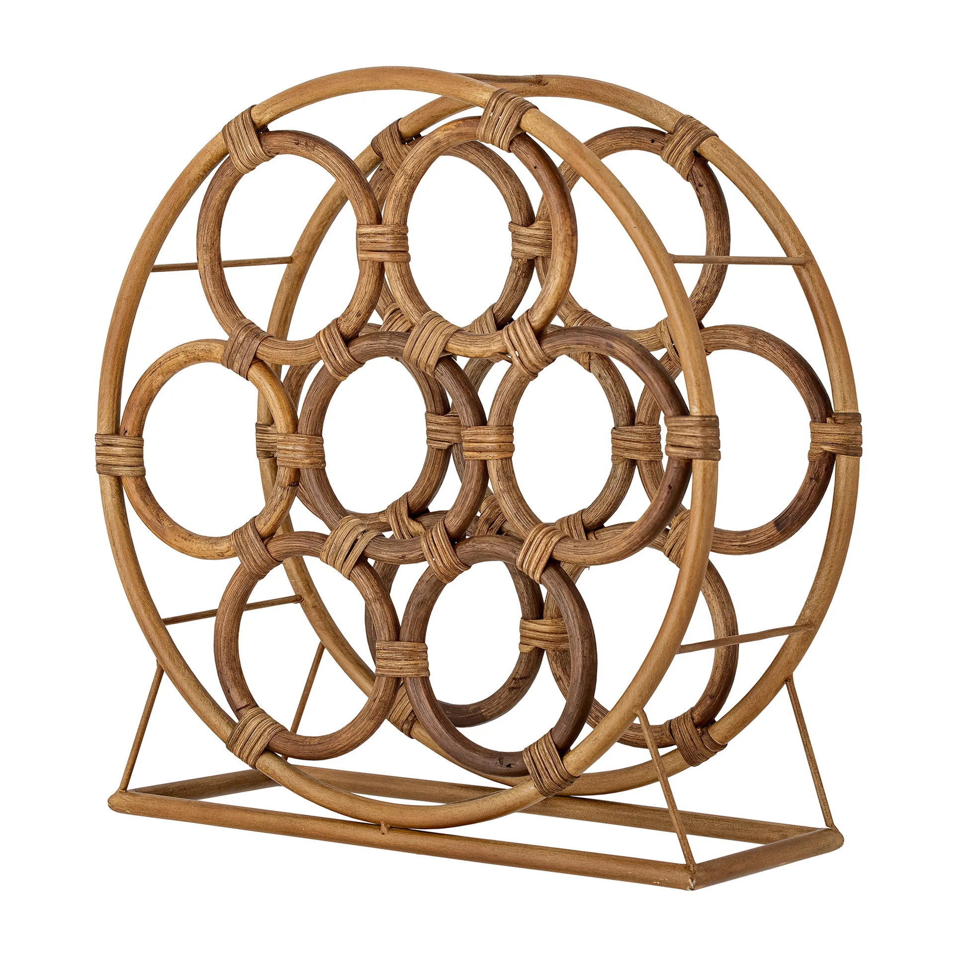 Carlos wine rack 40x42 cm, Natural Bloomingville | ブルーミングヴィル