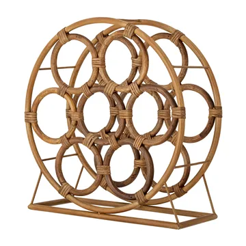 Carlos wine rack 40x42 cm - Natural - Bloomingville | ブルーミングヴィル