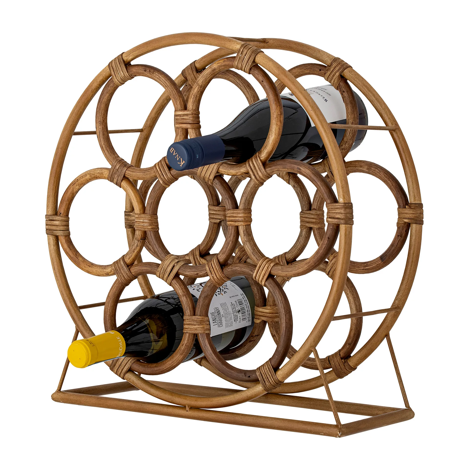Carlos wine rack 40x42 cm, Natural Bloomingville | ブルーミングヴィル