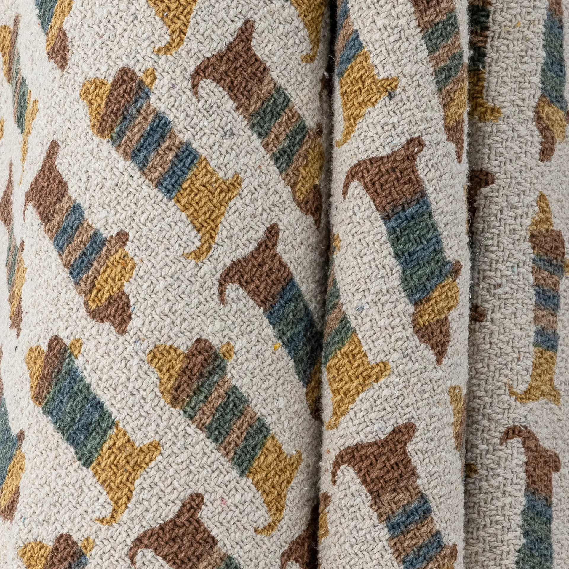 Charlie スロー 130x160 cm, Brown Bloomingville | ブルーミングヴィル