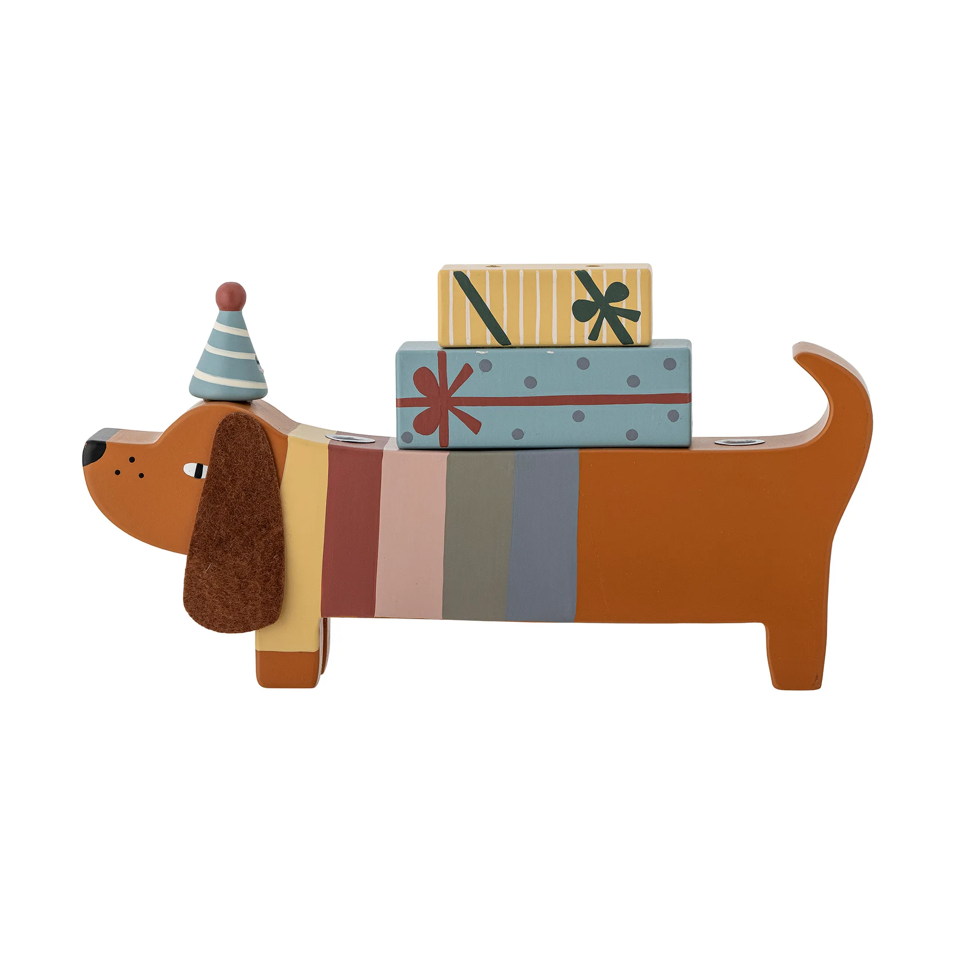 Charlie バースデーデコレーション  28 cm, Brown-multi Bloomingville | ブルーミングヴィル