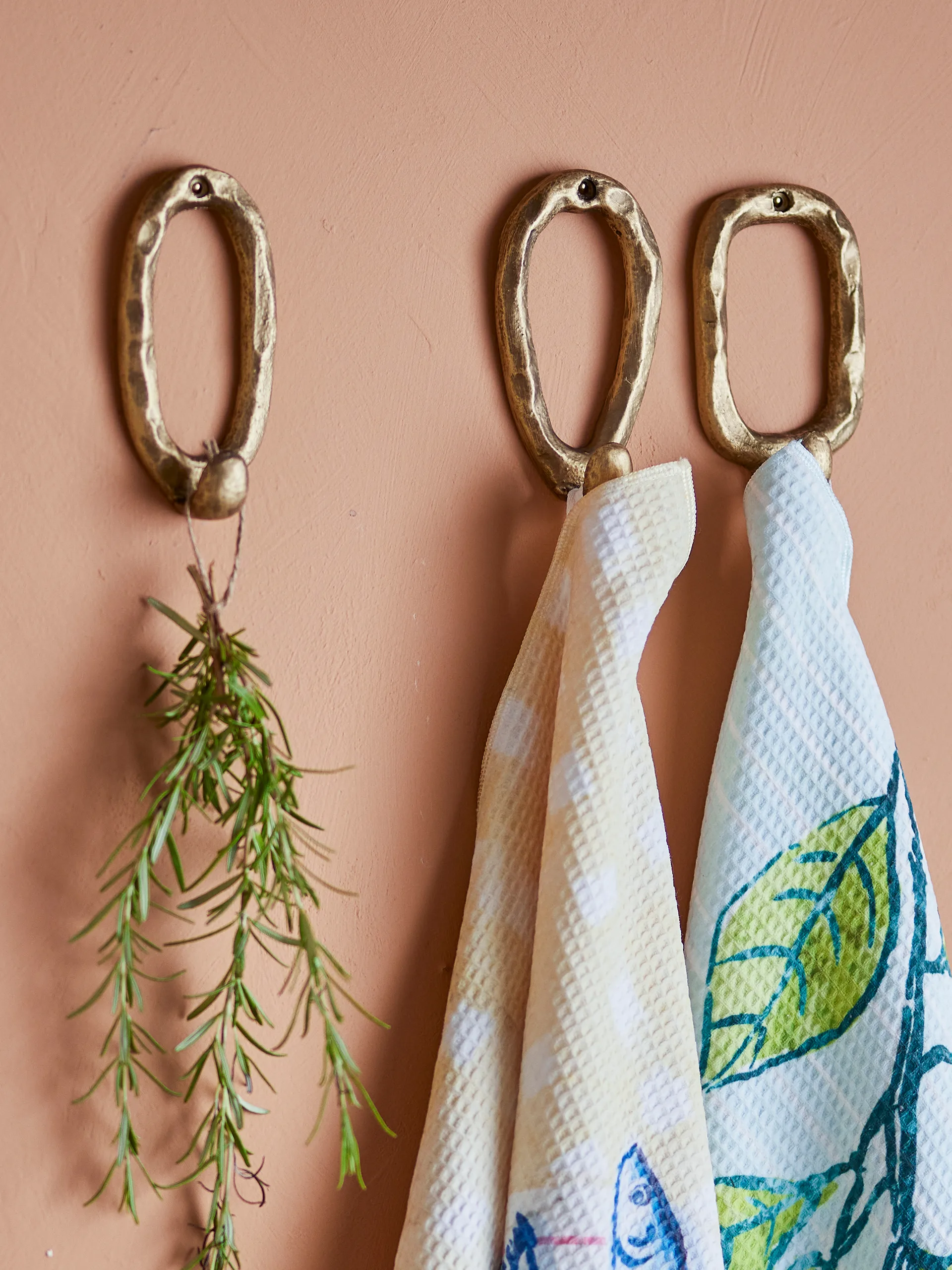 Cias フック 3ピース, Brass Bloomingville | ブルーミングヴィル