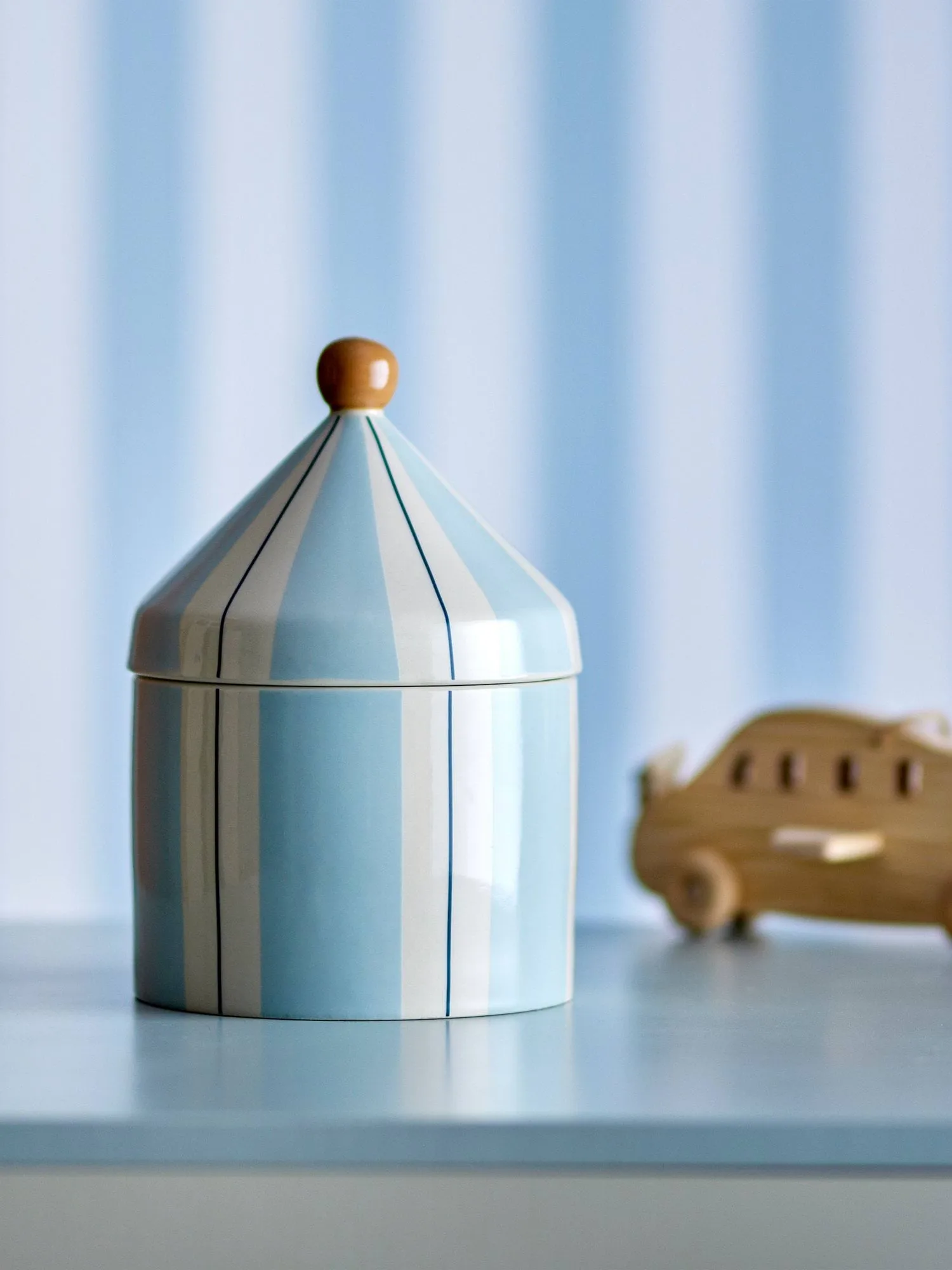 Cimmi 蓋つきジャー, Blue Bloomingville | ブルーミングヴィル