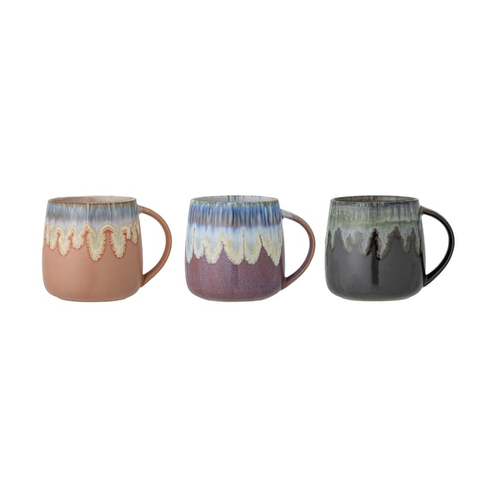 Cloe カップ 380 ml 3ピース, Multi Bloomingville | ブルーミングヴィル