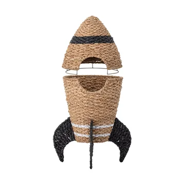 Cosmina 収納バスケット & 蓋 Ø40x68,5 cm - Nature - Bloomingville | ブルーミングヴィル