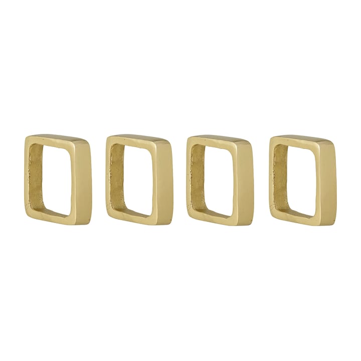 Cybelle ナプキンリング 4.5x4.5 cm 4-pack - Gold - Bloomingville | ブルーミングヴィル