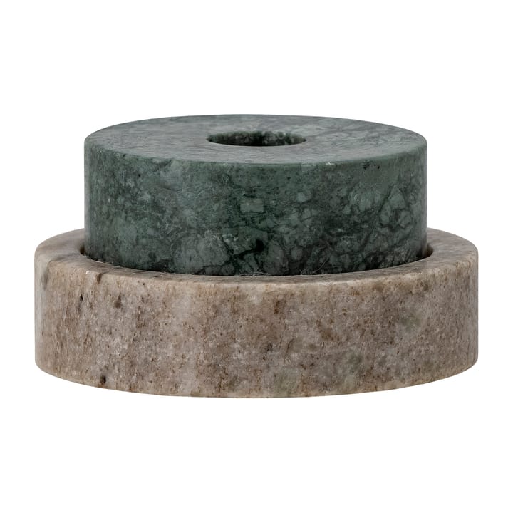 Dalin キャンドルホルダー Ø10 cm - Green marble - Bloomingville | ブルーミングヴィル