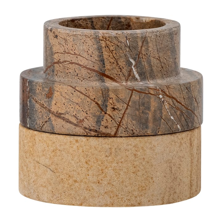 Dalin キャンドルホルダー / ティーライトホルダー Ø9 cm - Sand stone - Bloomingville | ブルーミングヴィル